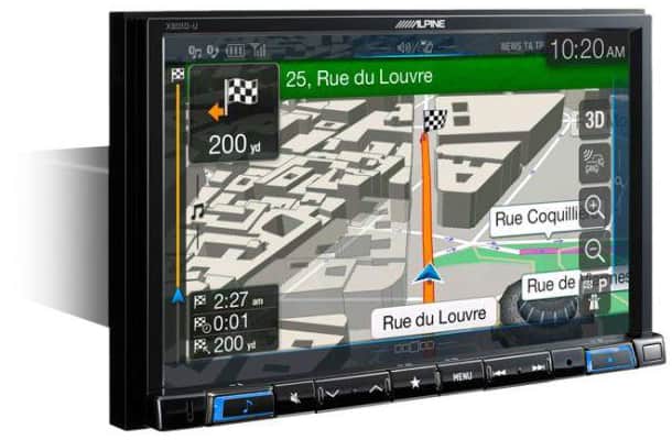 Alpine x801d u Navigation Beispiel Alpine x801d u Navigation Beispiel